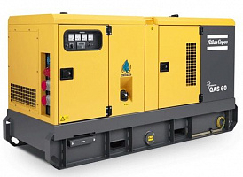 Нагрузочные испытания ДГУ Atlas copco QAS 100 дизельного генератора Atlas copco QAS 100